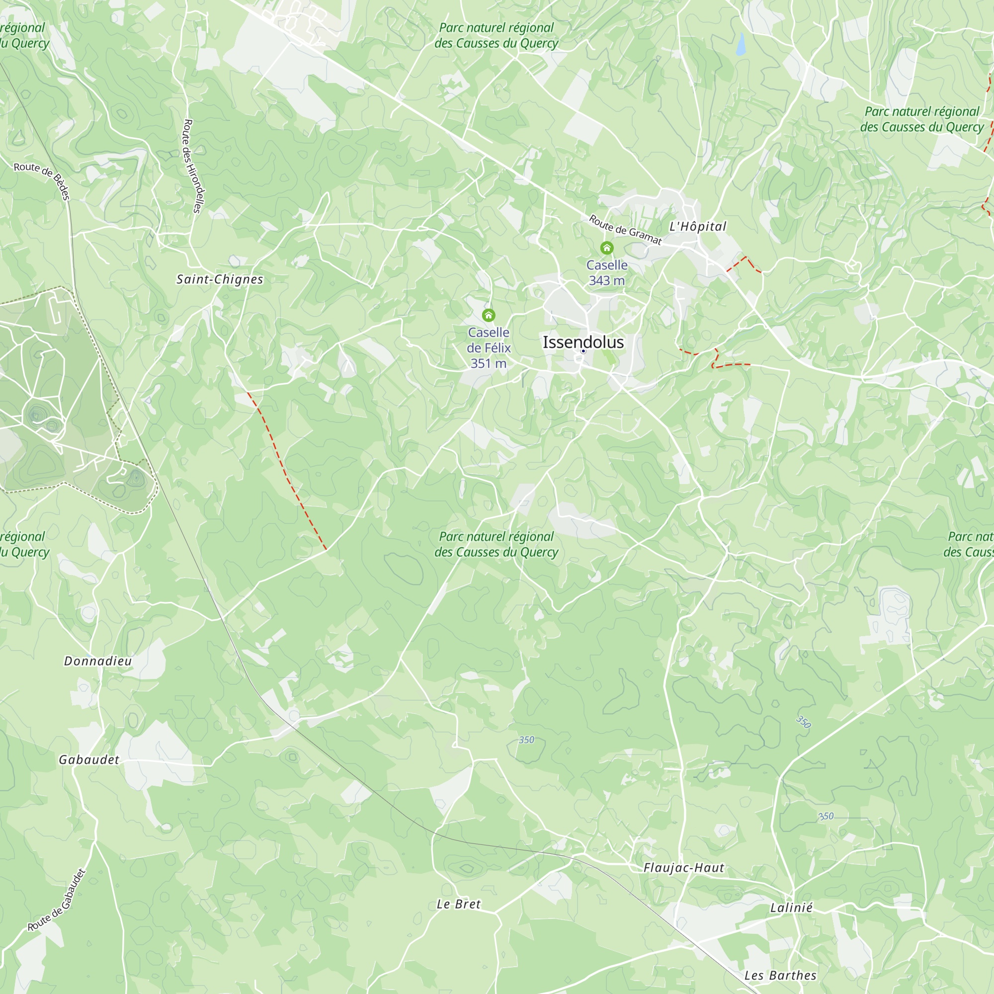 Caselle map