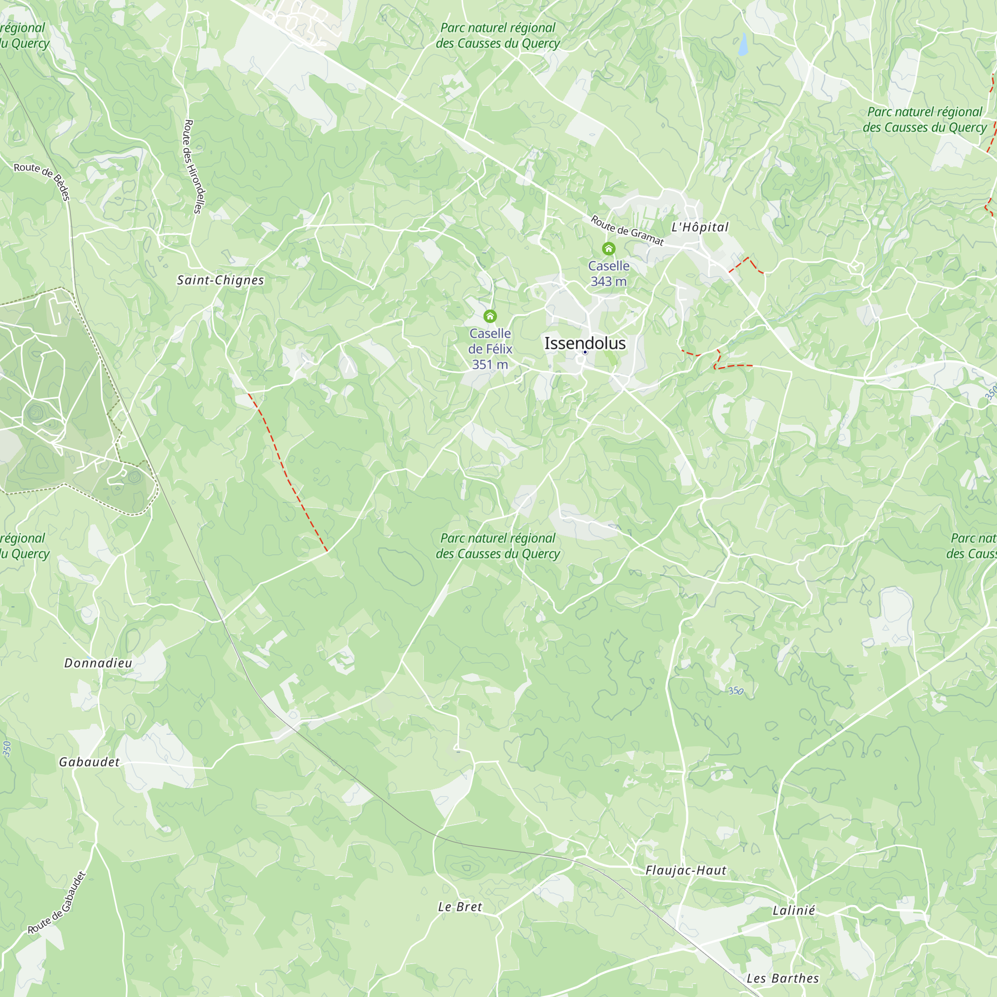 Caselle map