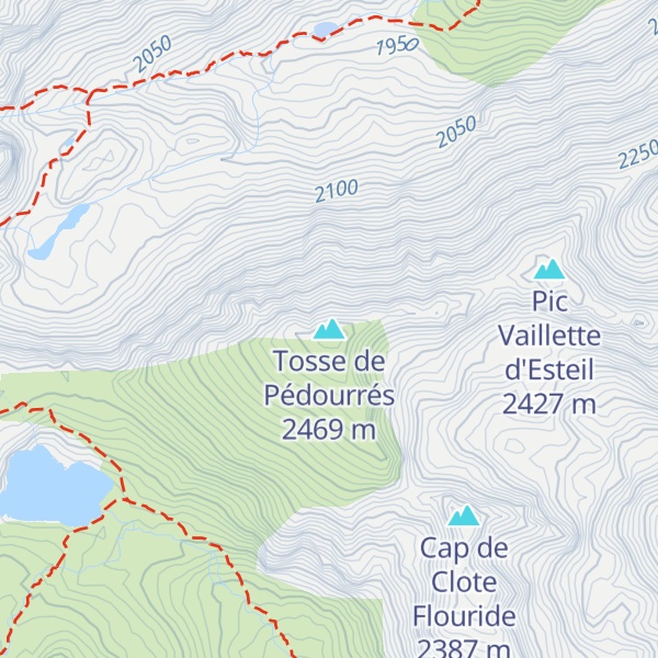 Map of Tosse de Pédourrés