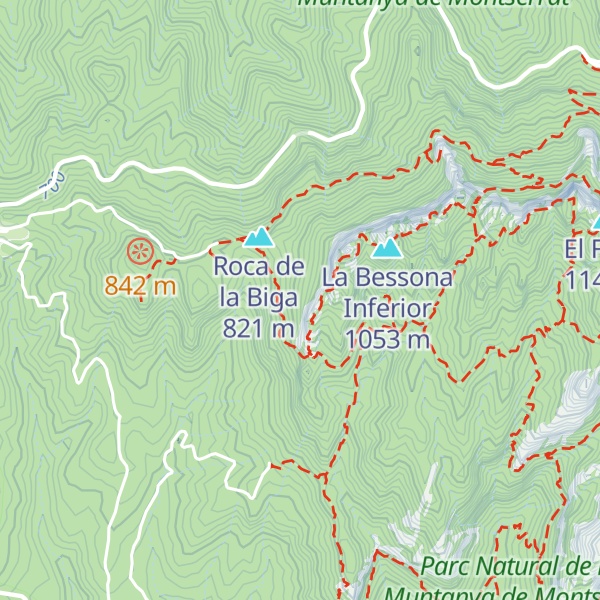 Map of Els Merlets