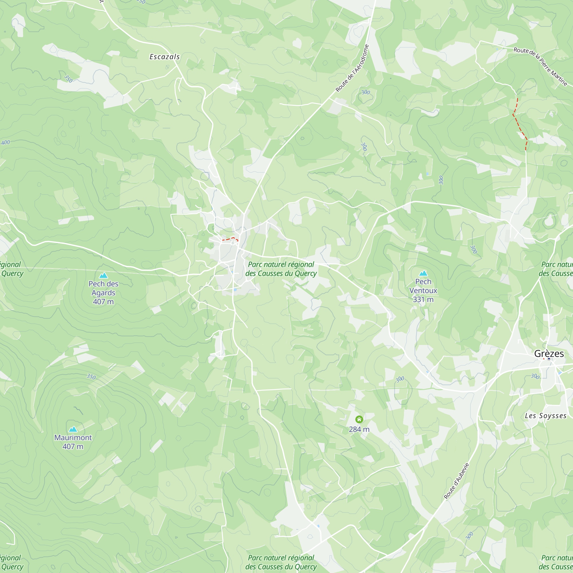 Caselle map