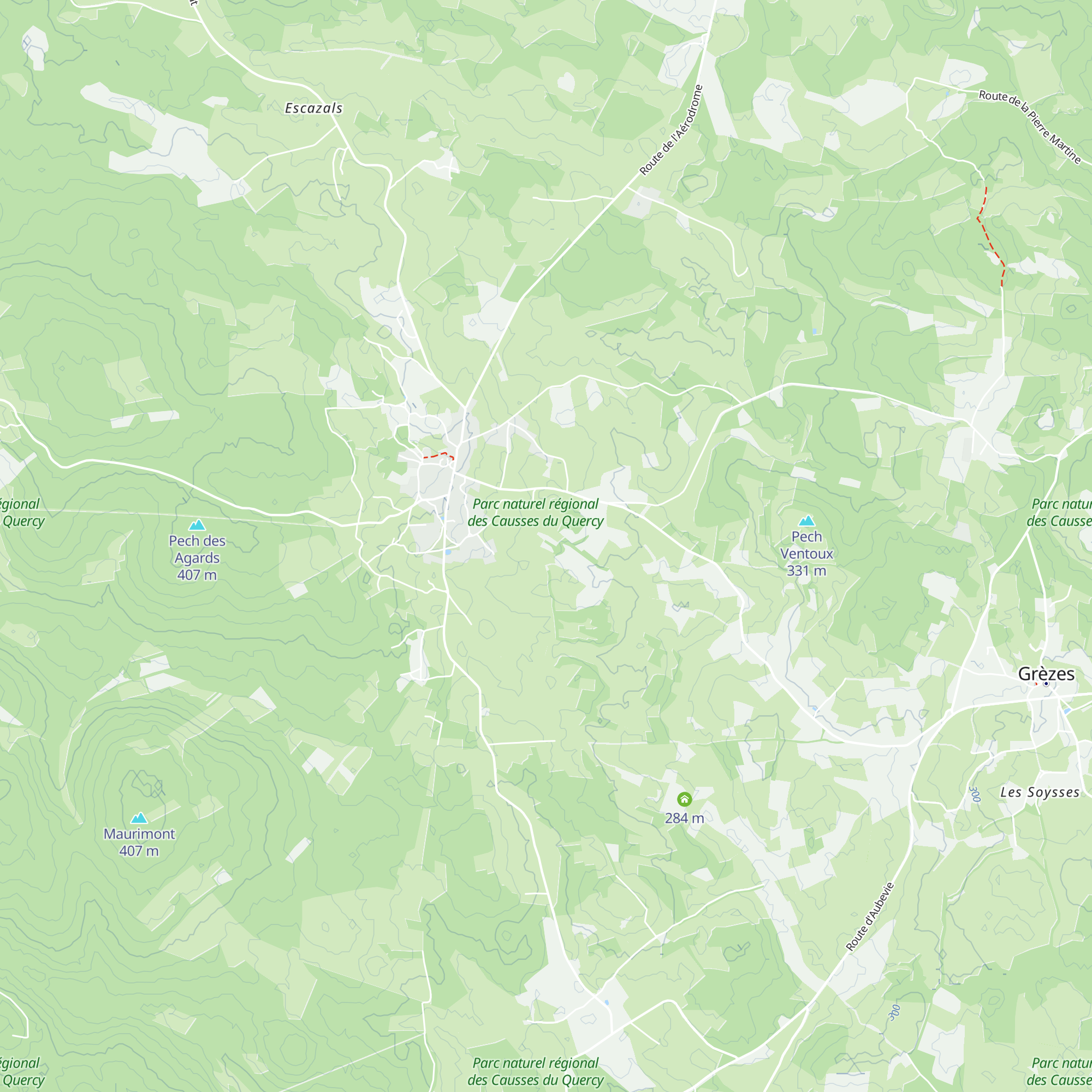 Caselle map