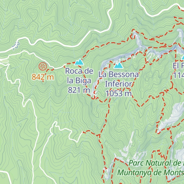 Map of Portella Petita