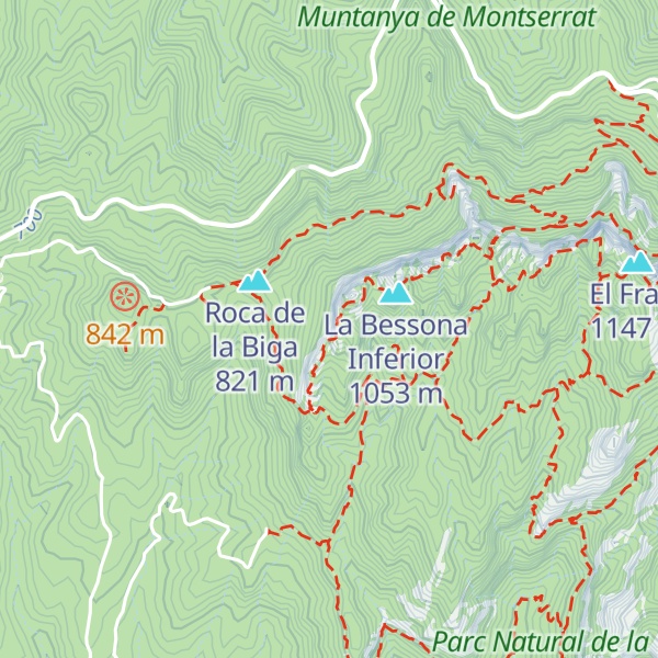 Map of La Peluda