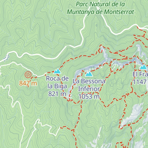 Map of La Saca Petita