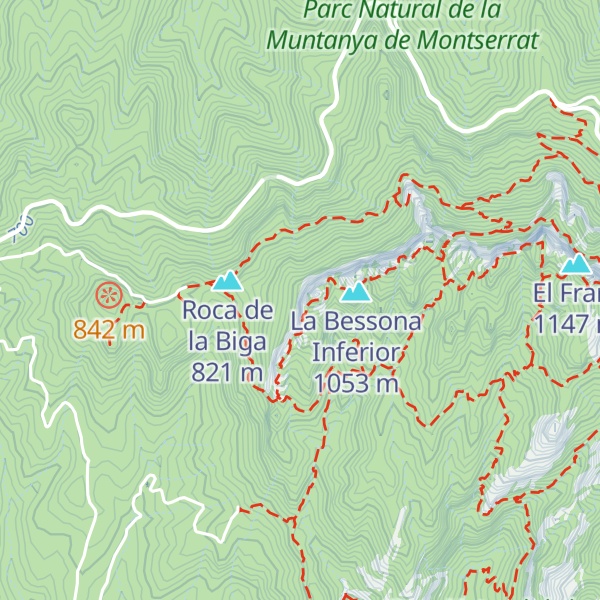 Map of La Bandereta
