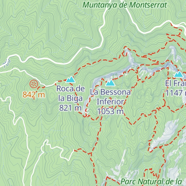 Map of Agulla del Capdamunt