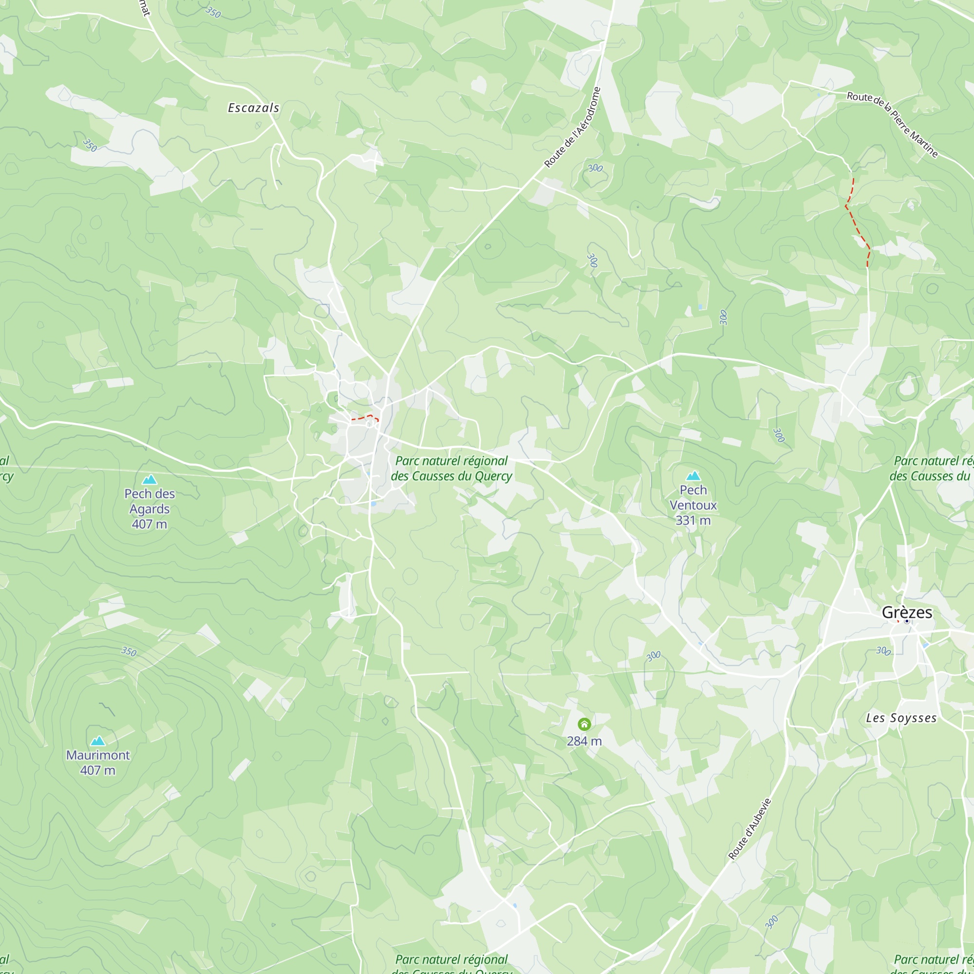Caselle map