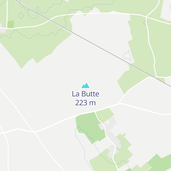 Map of La Butte