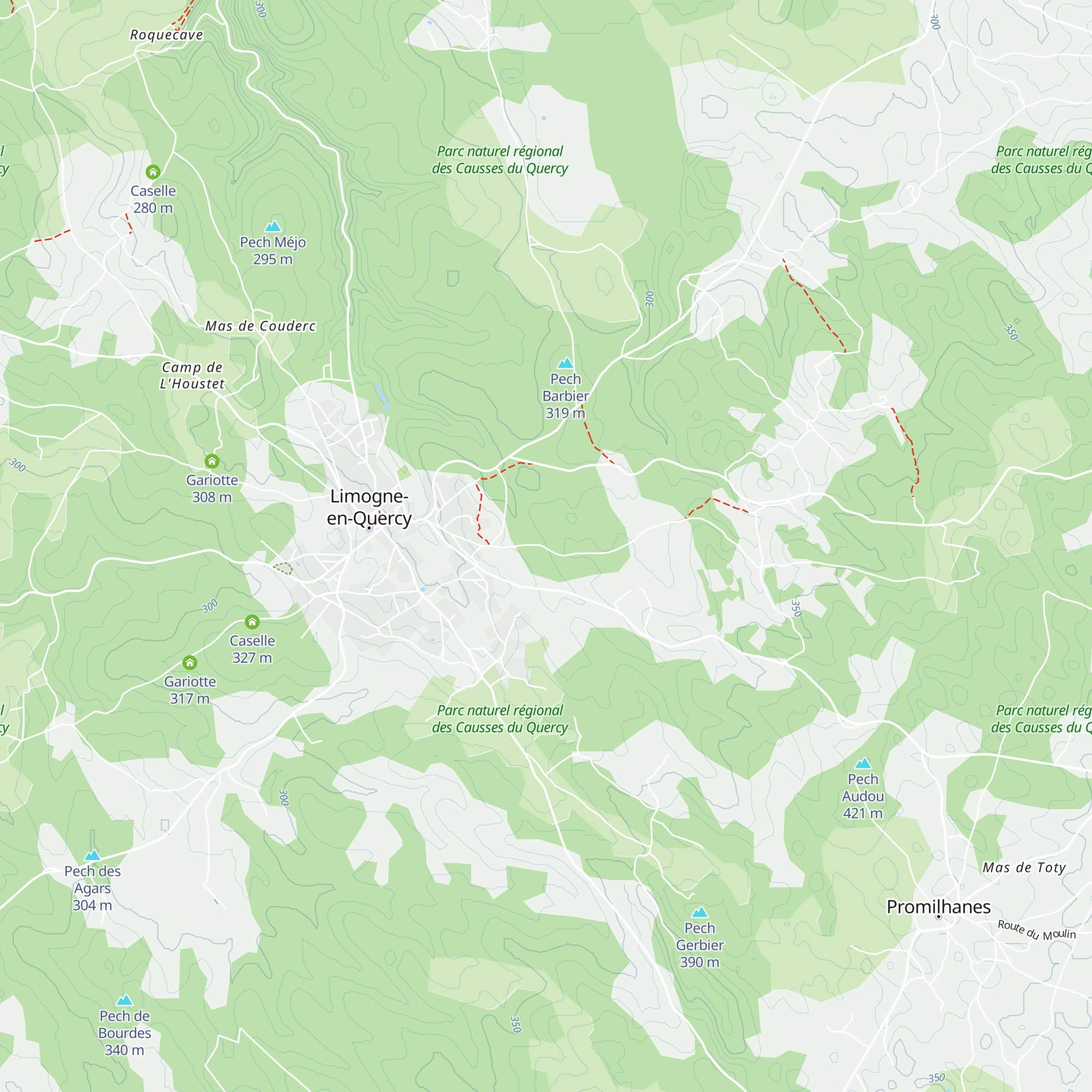 Pecten maximus map