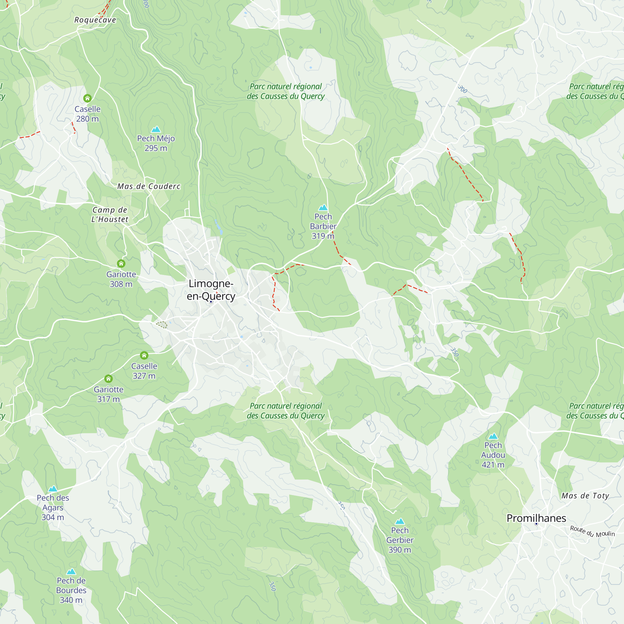 Pecten maximus map