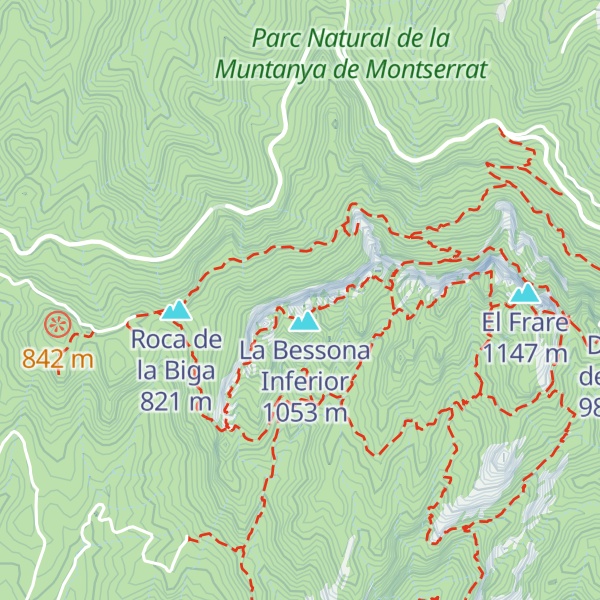 Map of Agulla de l'Arbret