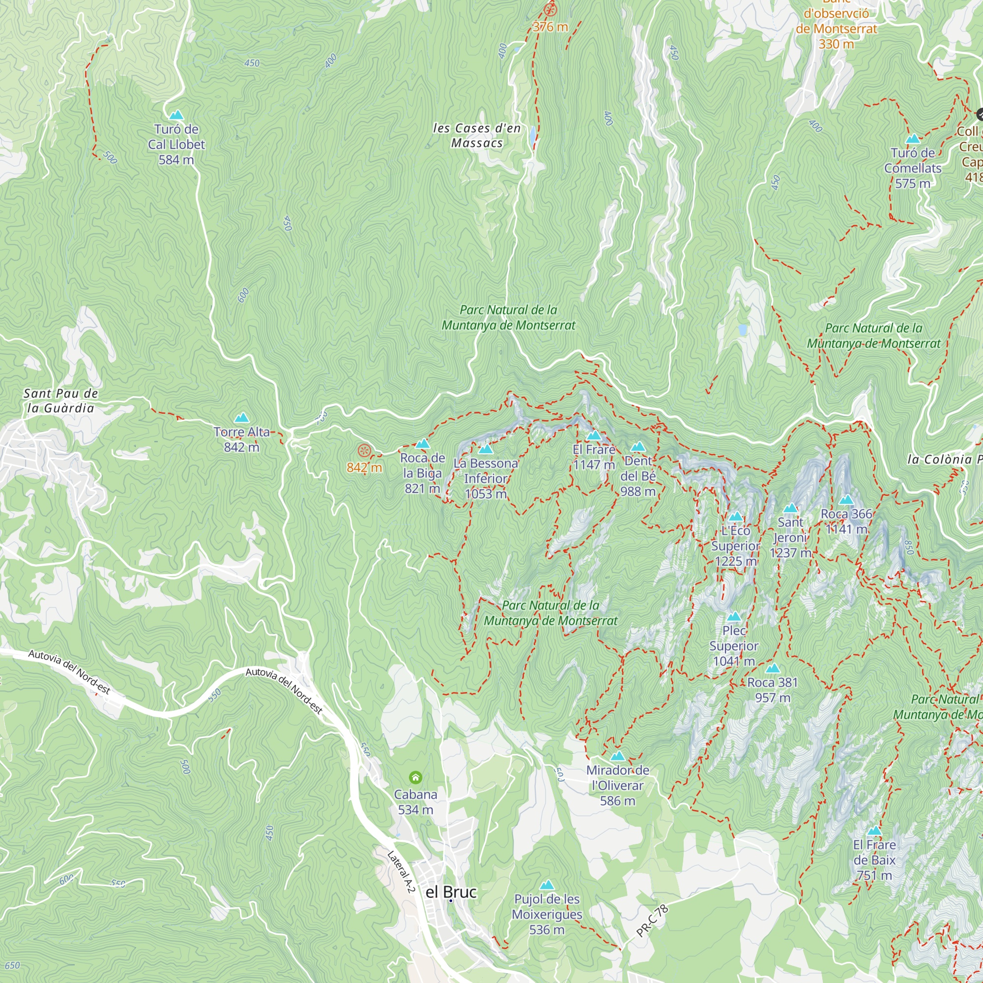 Refugi Vicenç Barbé map