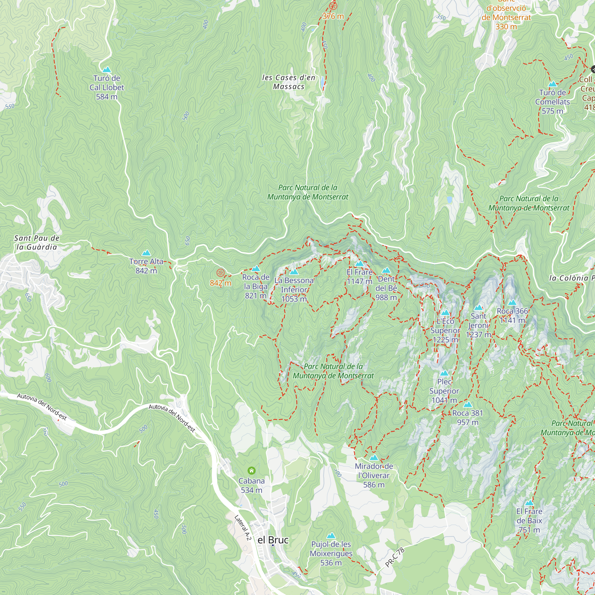 Refugi Vicenç Barbé map