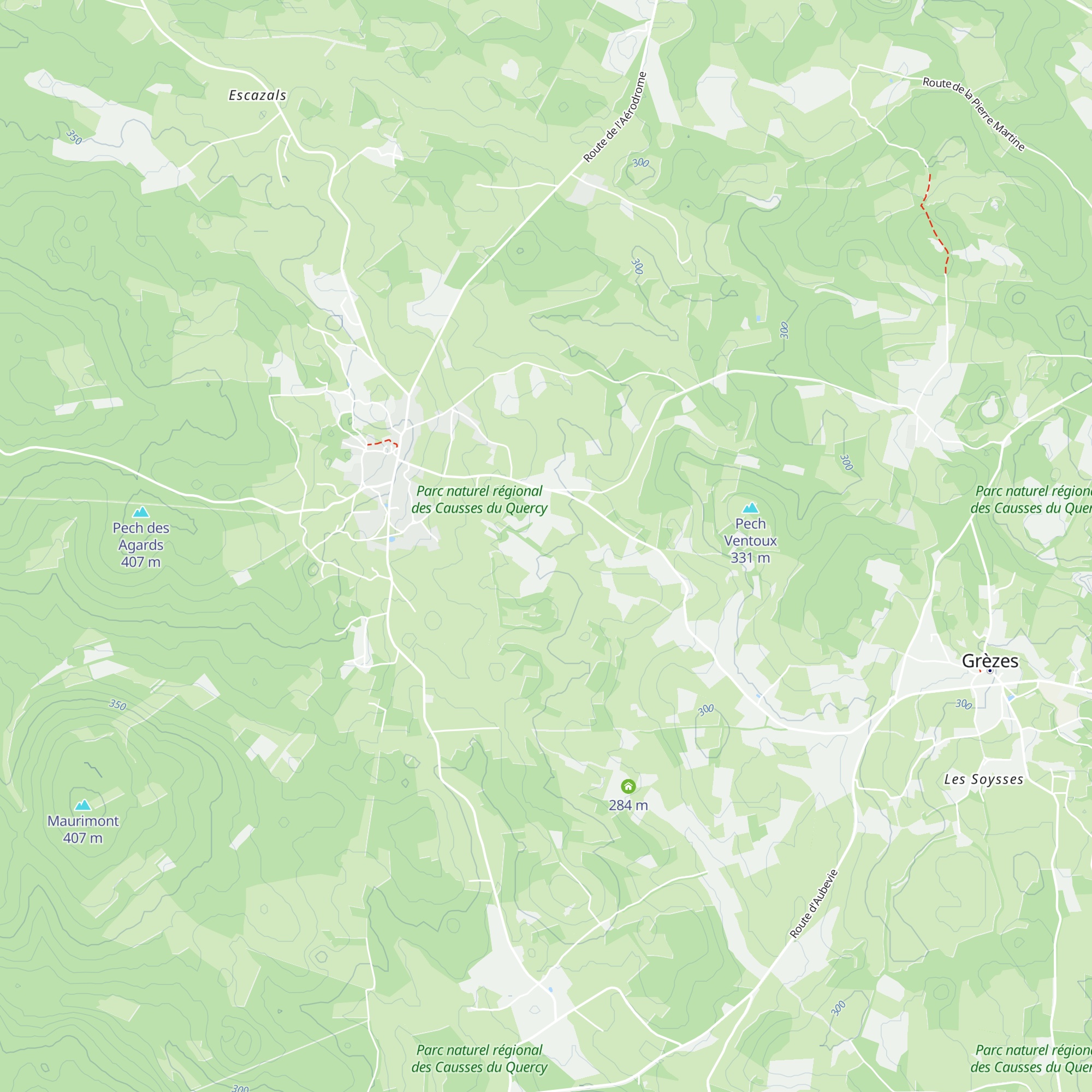 Caselle map