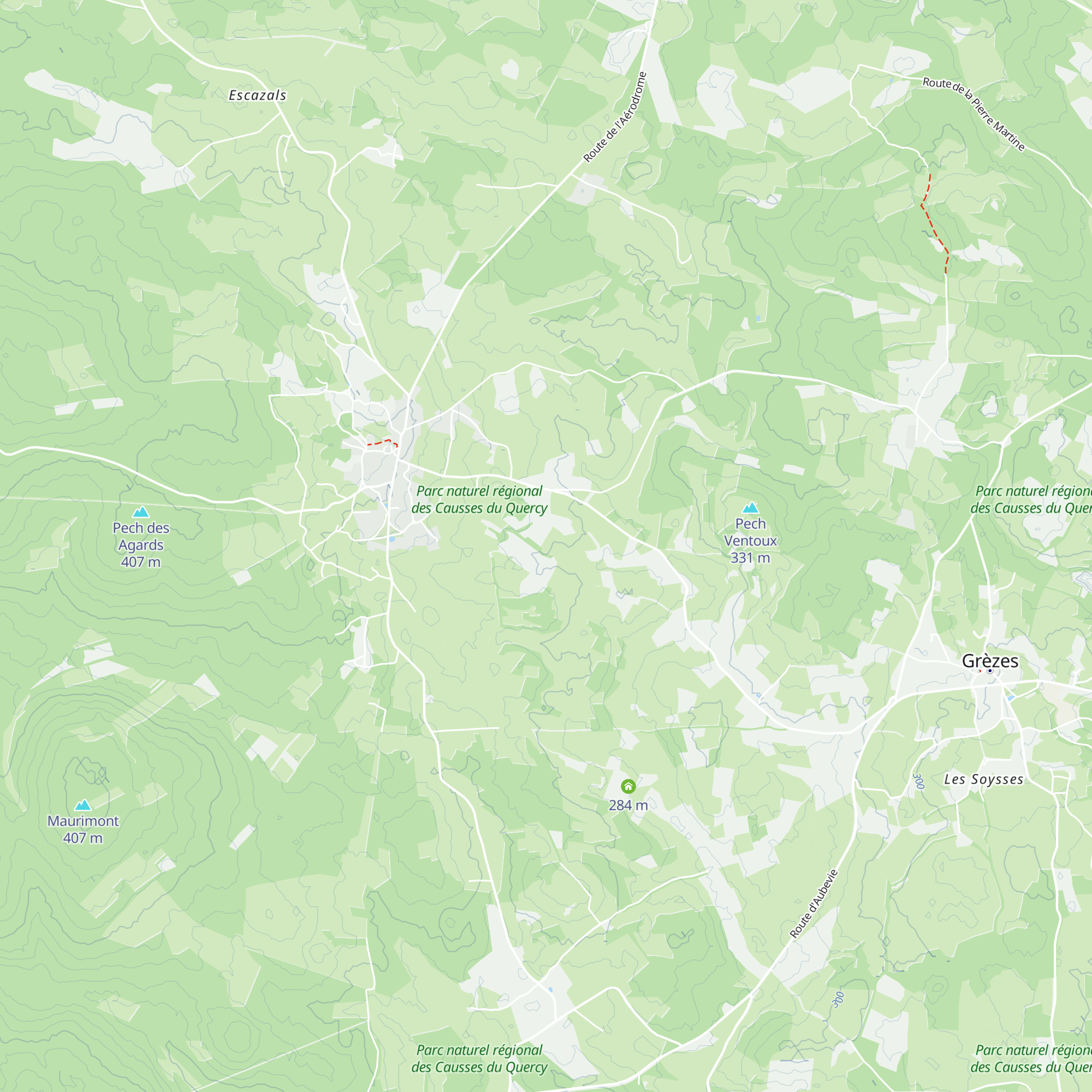 Caselle map