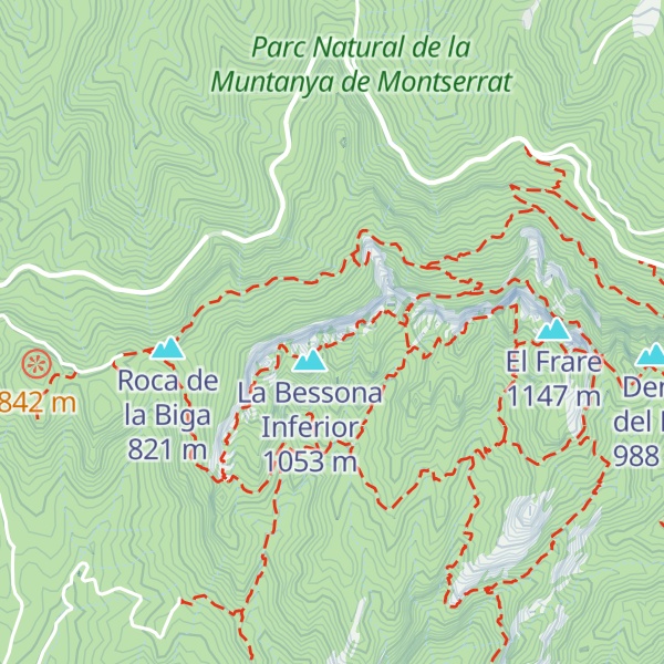 Map of La Panxeta