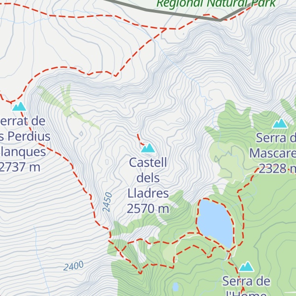 Map of Castell dels Lladres