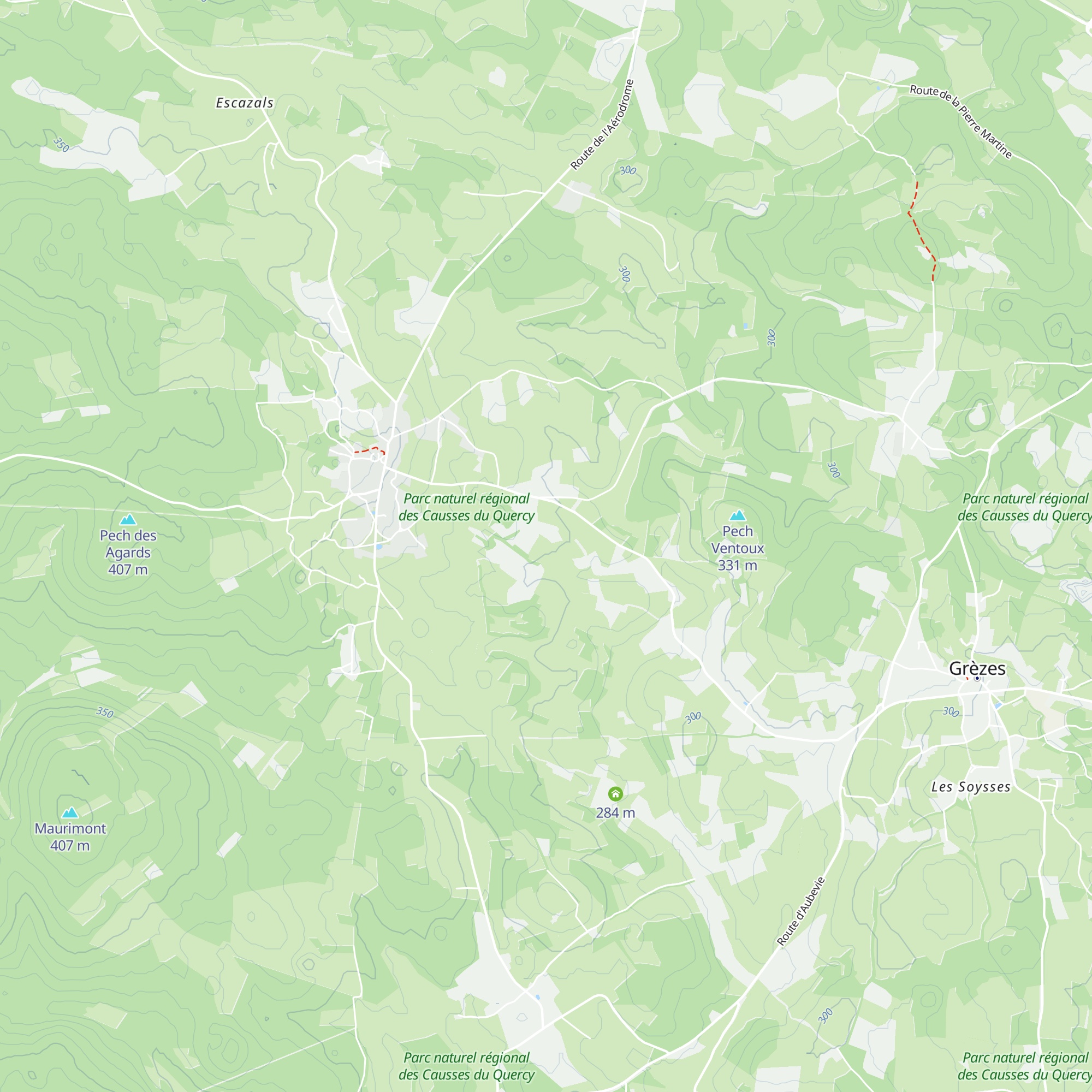 Caselle map
