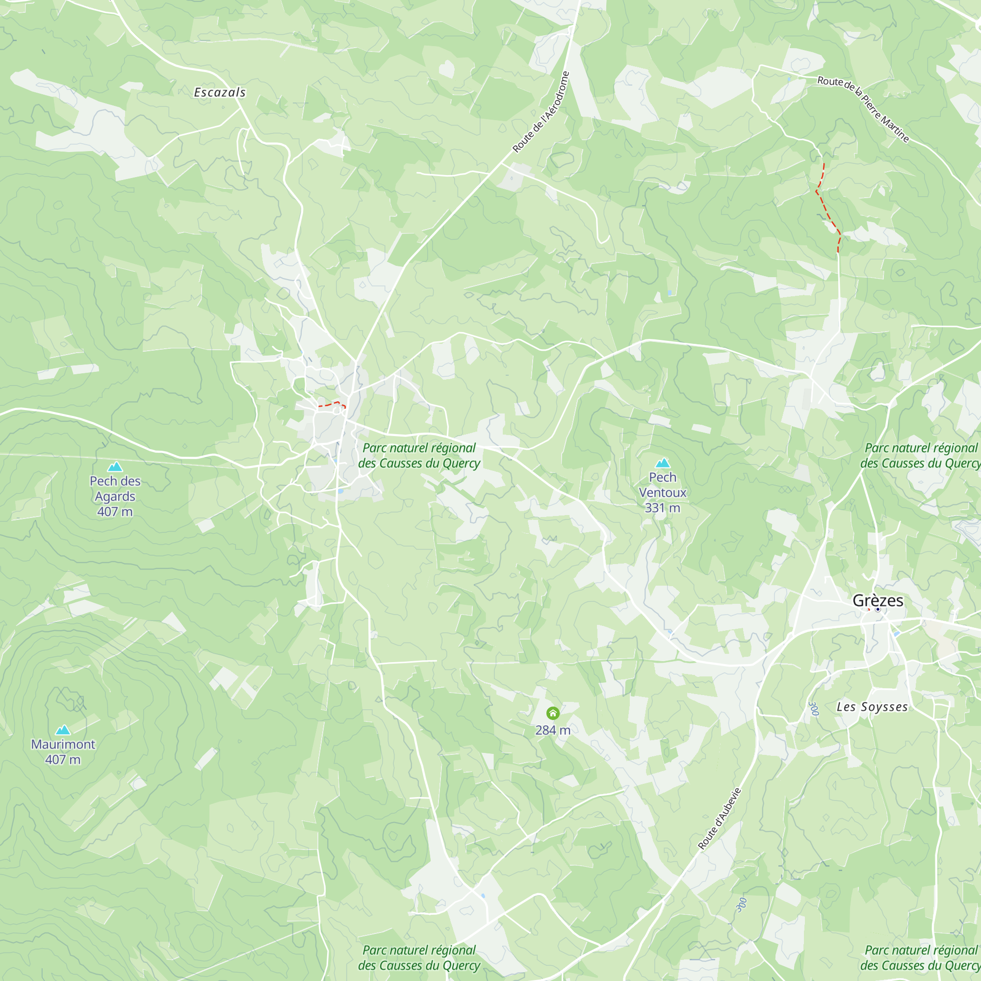 Caselle map