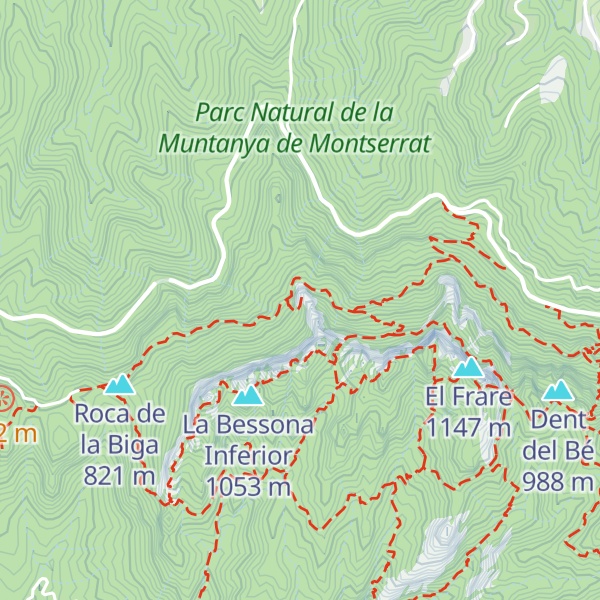 Map of Roca Foradada