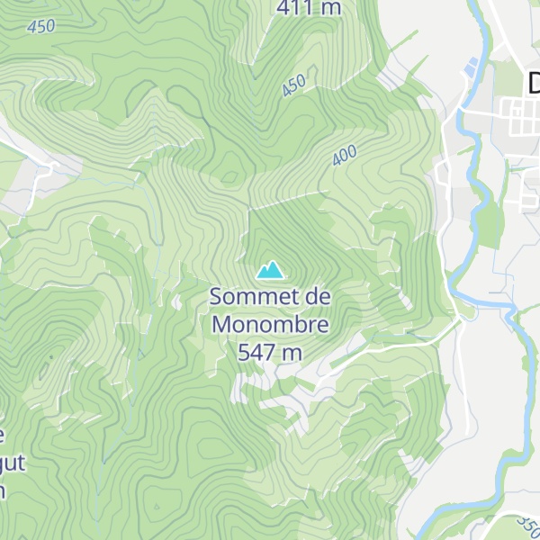Map of Sommet de Monombre
