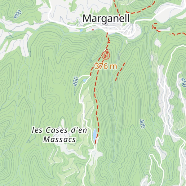 Map of Turó de la Senyera