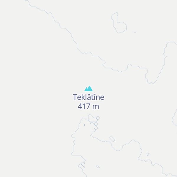 Map of Teklâtîne