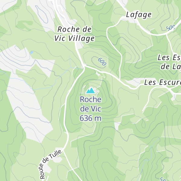 Map of Roche de Vic