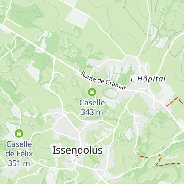 Map of Caselle