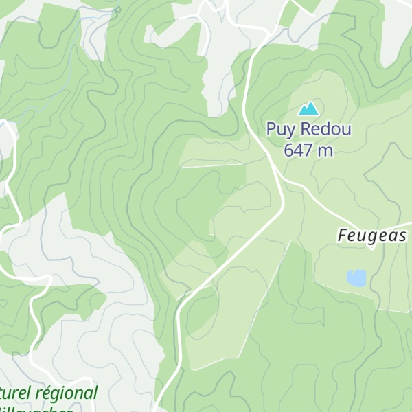 Map of Puy de Fonbelle