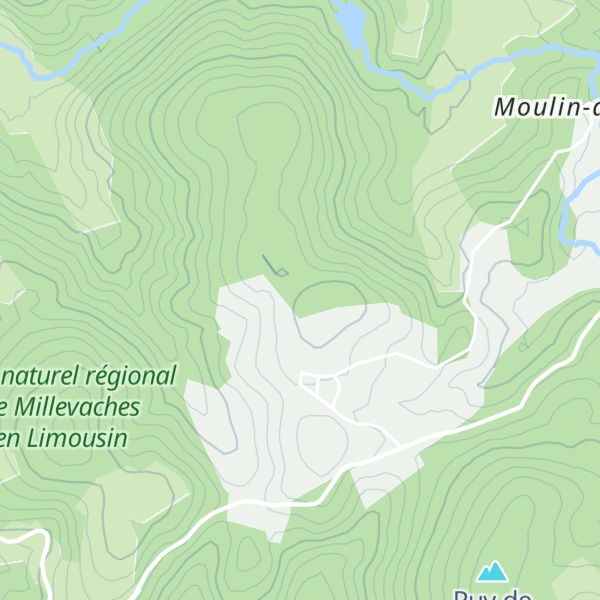 Map of Puy des Echelles