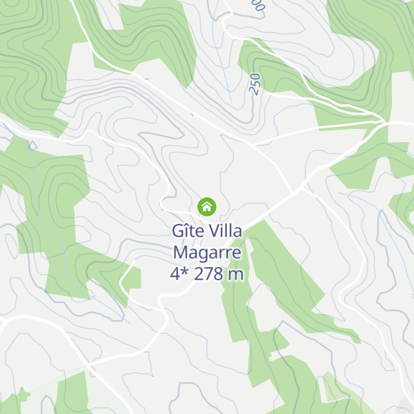 Map of Gîte Villa Magarre 4*