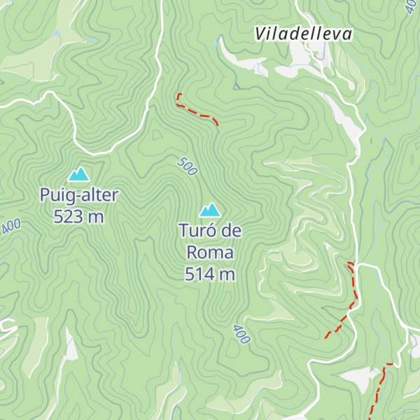 Map of Turó de Roma