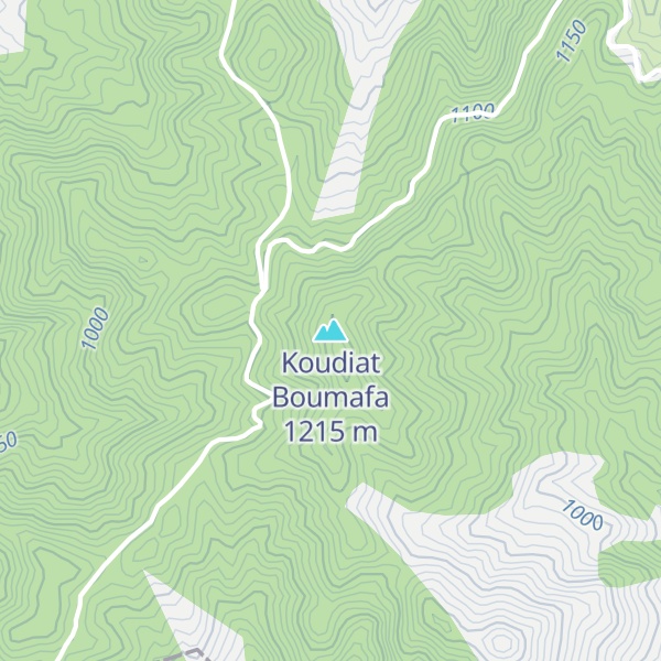 Map of Koudiat Boumafa