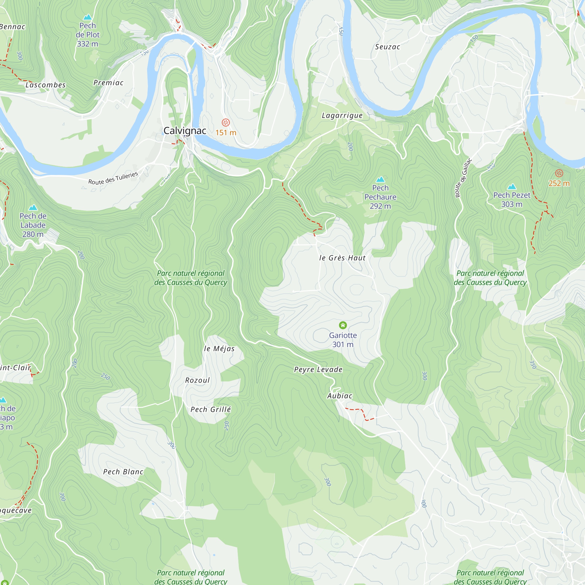 Caselle map