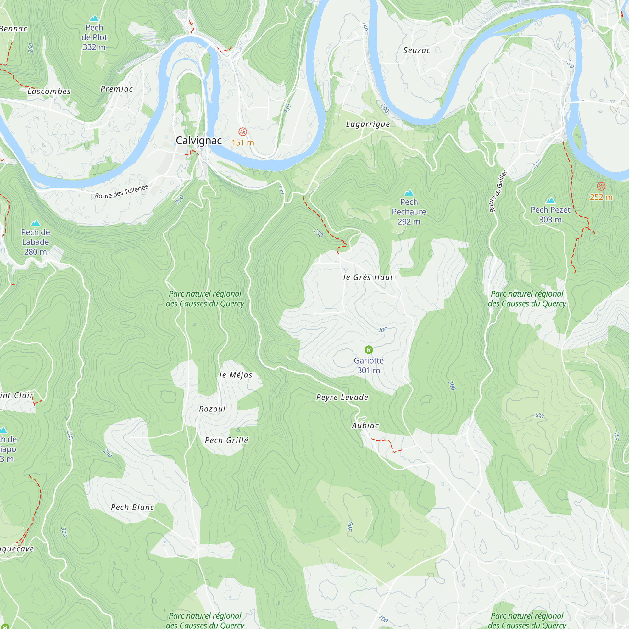 Caselle map