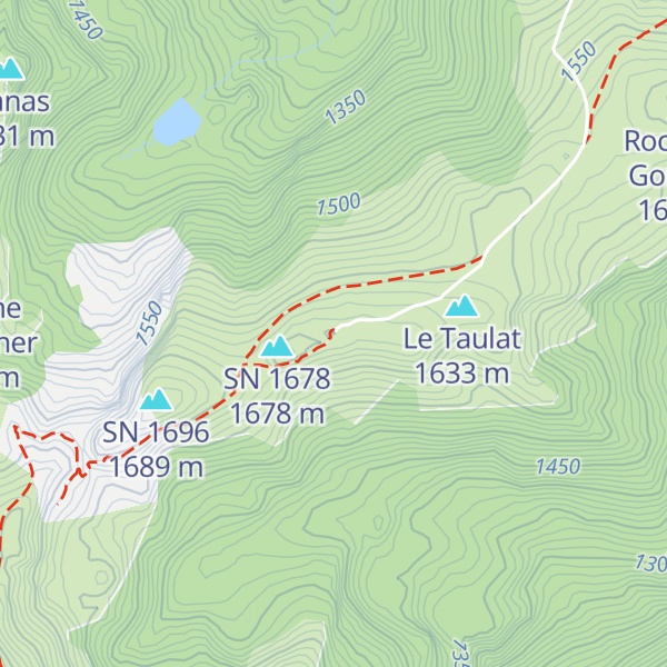 Map of Cabane de La Taula