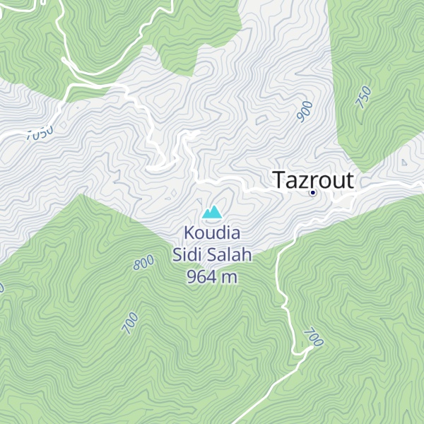 Map of Koudia Sidi Salah