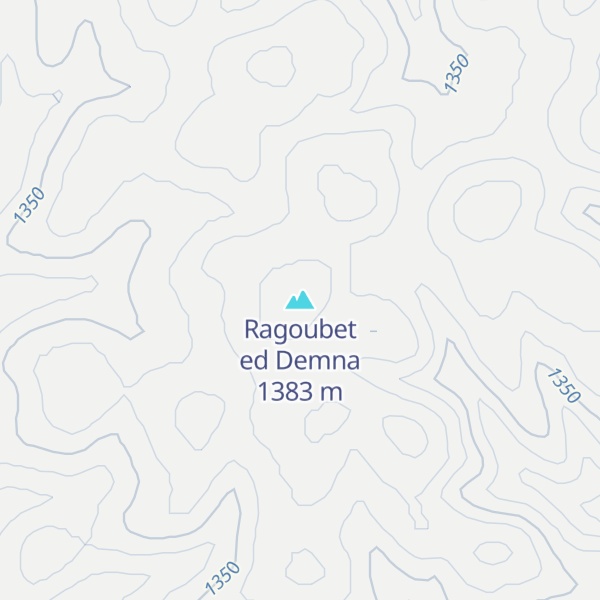 Map of Ragoubet ed Demna