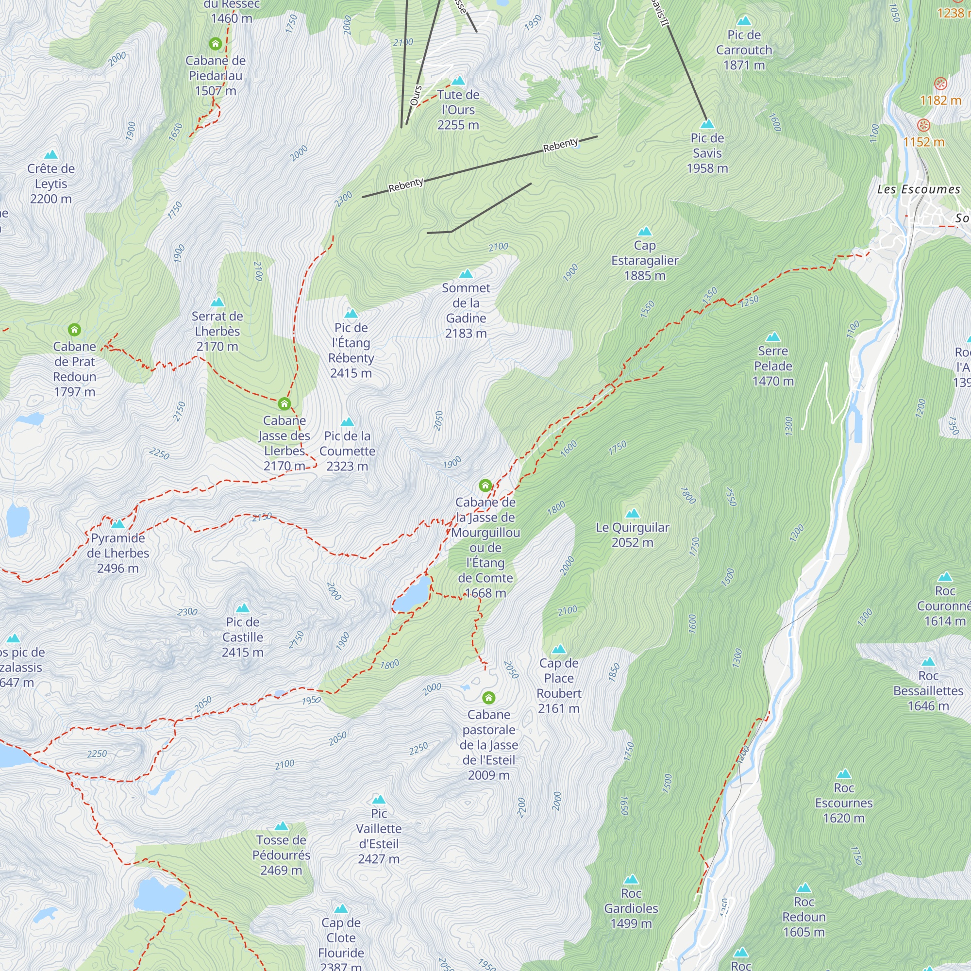 Cabane de la Jasse de Mourguillou ou de l'Étang de Comte map