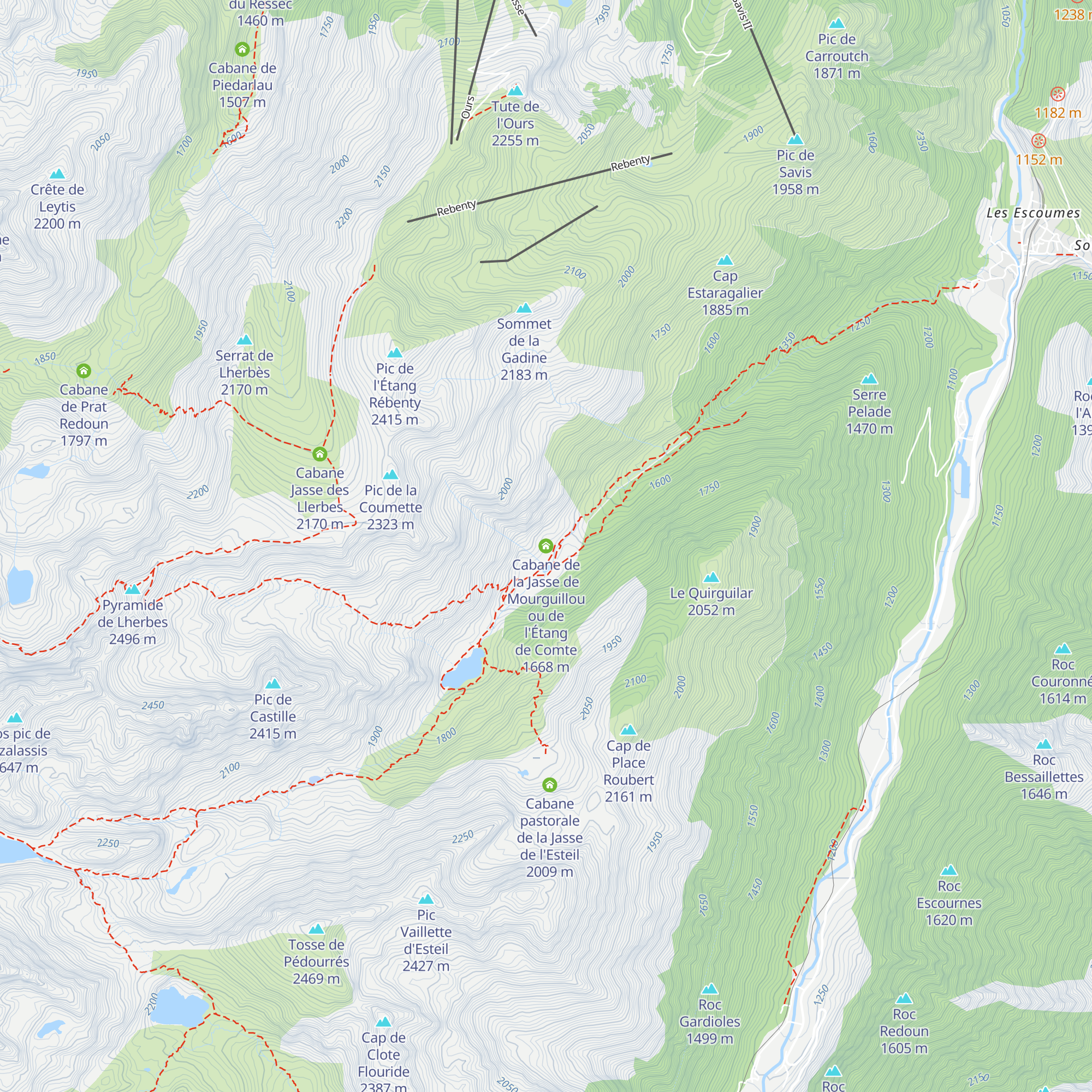 Cabane de la Jasse de Mourguillou ou de l'Étang de Comte map