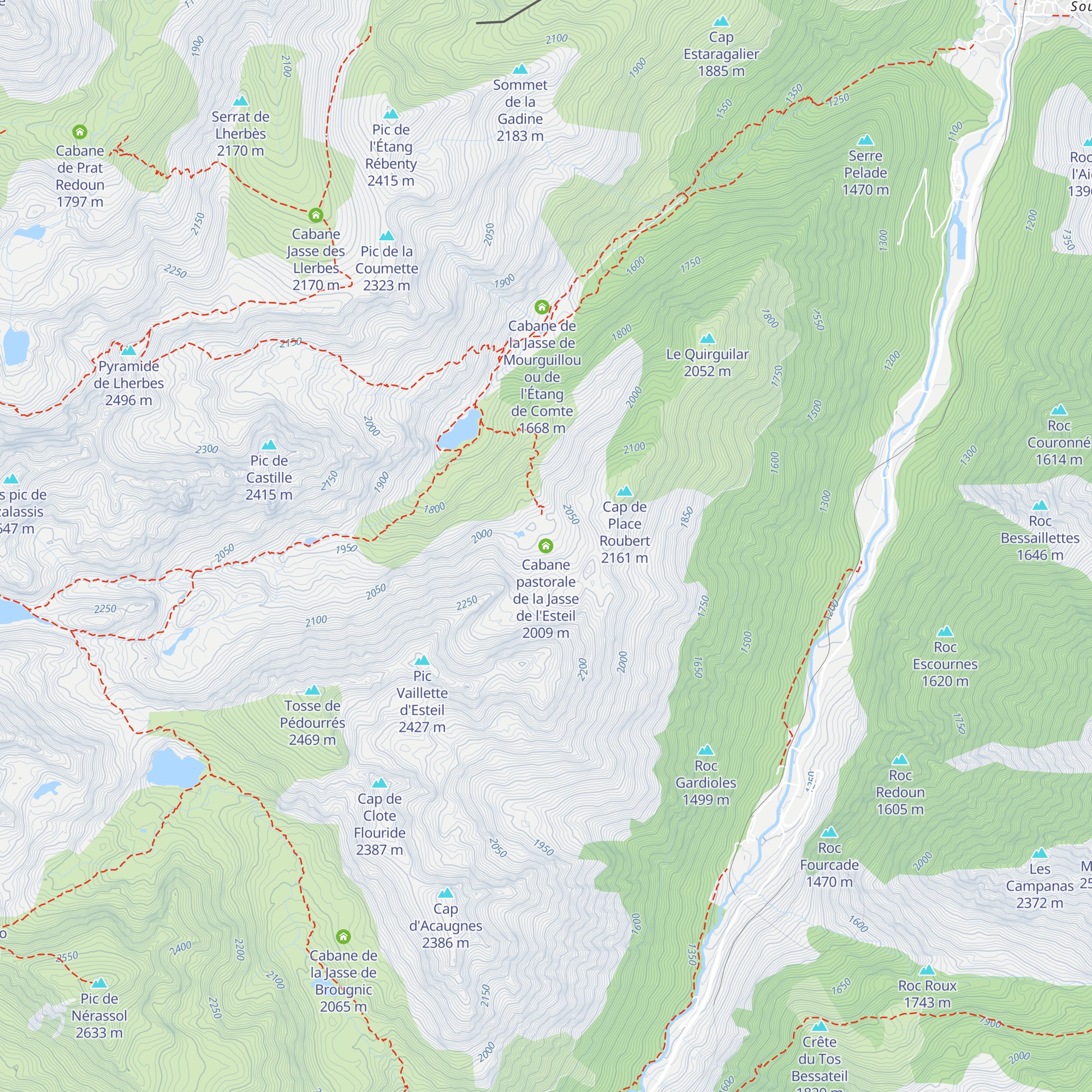 Cabane pastorale de la Jasse de l'Esteil map