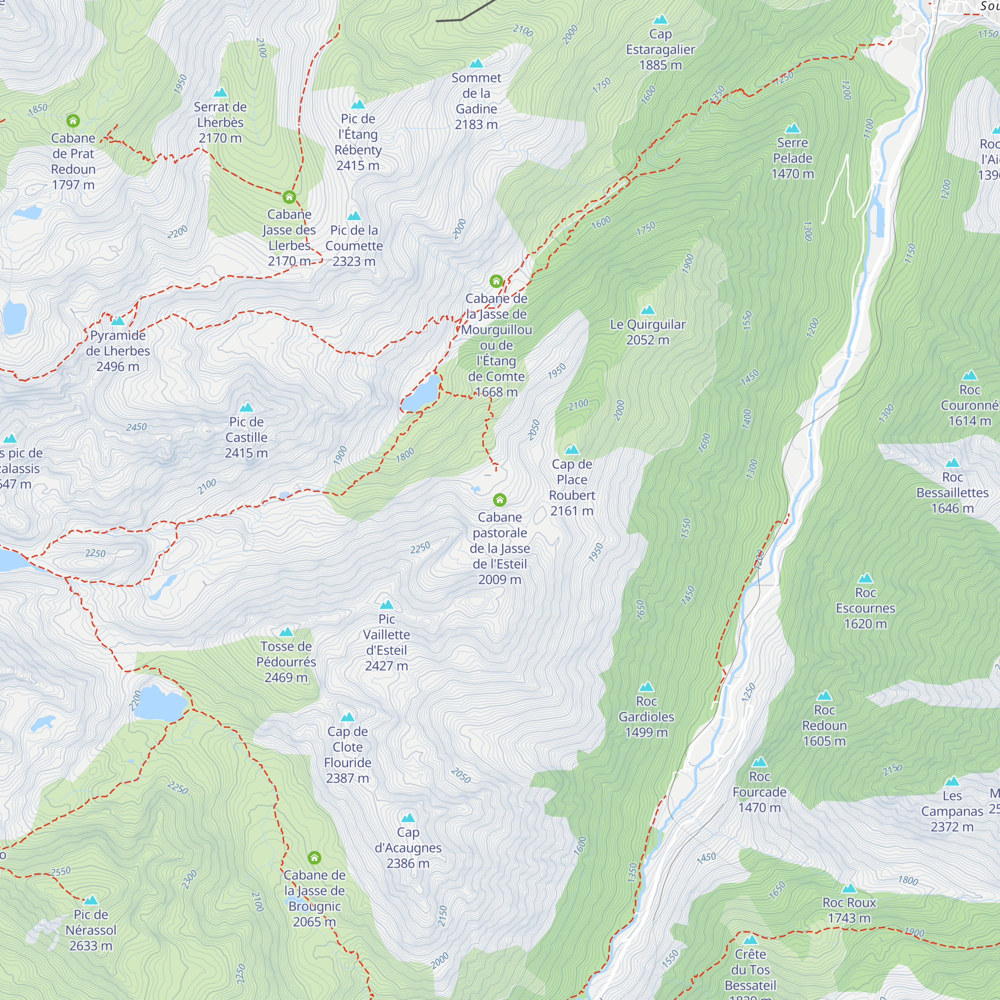 Cabane pastorale de la Jasse de l'Esteil map