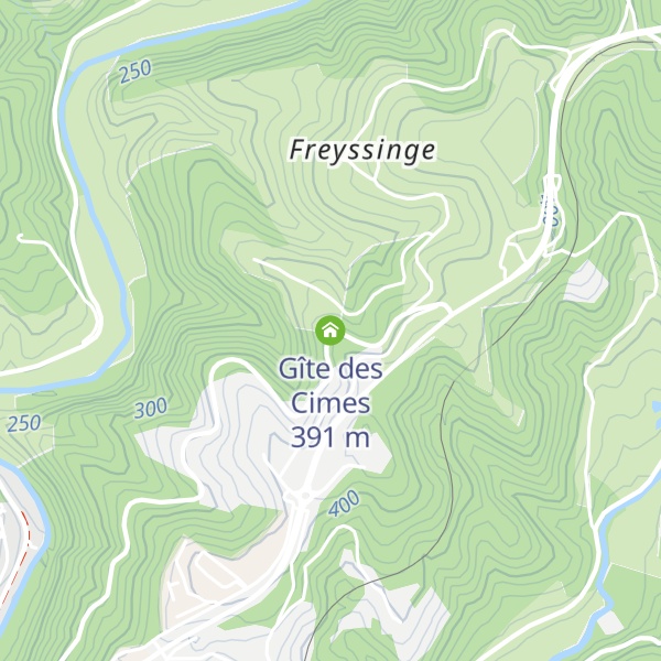 Map of Gîte des Cimes
