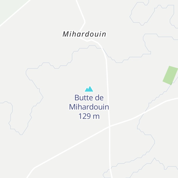 Map of Butte de Mihardouin