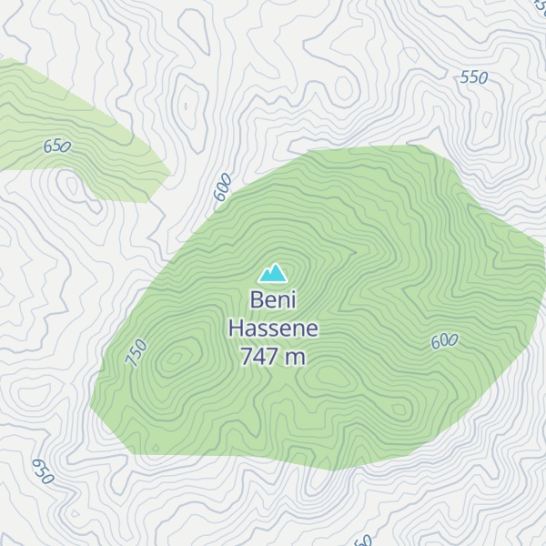 Map of Beni Hassene
