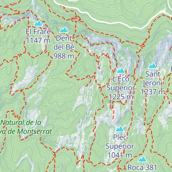 Map of Roca dels Nuvis