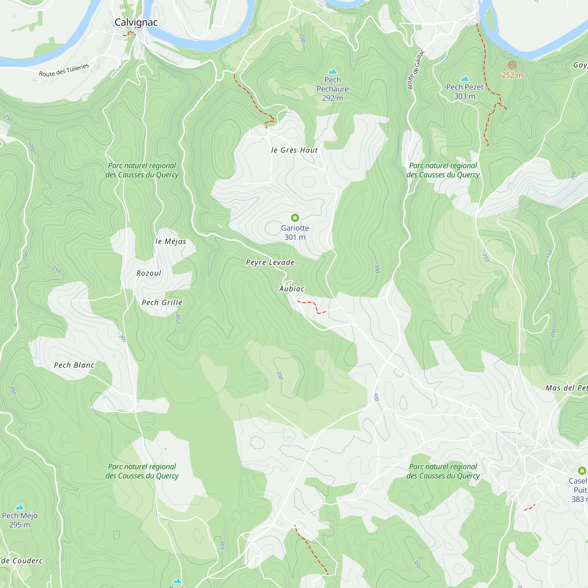 Caselle map