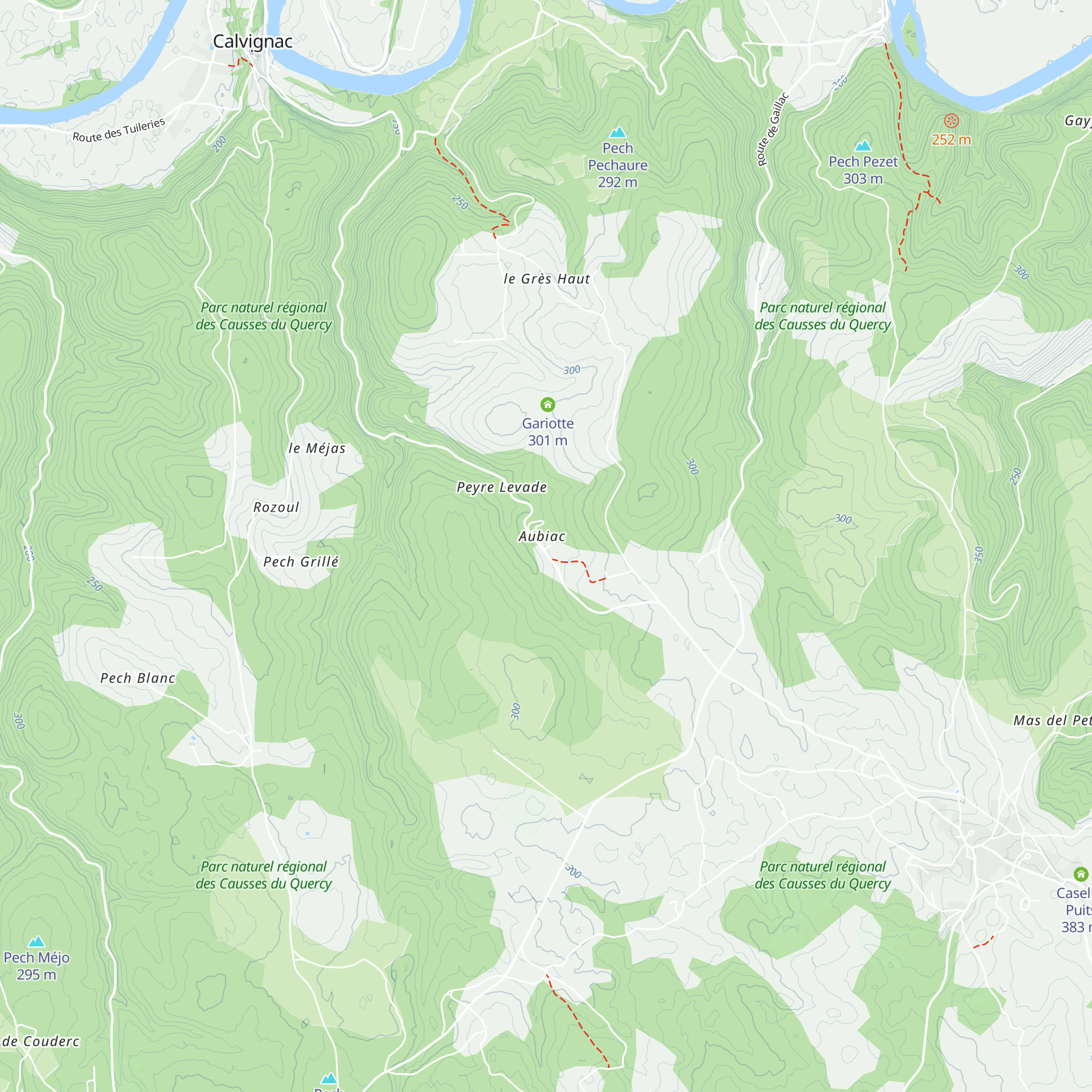 Caselle map